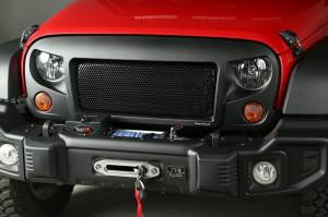 Rugged Ridge - Rugged Ridge Spartan Grille, Satin Black; 07-18 Jeep Wrangler JK 12034.01 - Image 4