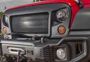 Rugged Ridge - Rugged Ridge Spartan Grille, Satin Black; 07-18 Jeep Wrangler JK 12034.01 - Image 5