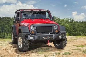 Rugged Ridge - Rugged Ridge Spartan Grille, Satin Black; 07-18 Jeep Wrangler JK 12034.01 - Image 6