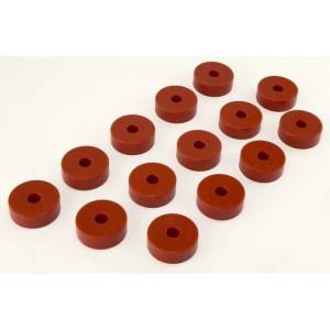 Rugged Ridge - Rugged Ridge Body Mount Kit, Red, 14 Pieces, 1955-73 CJ by Rugged Ridge 18351.01 - Image 1