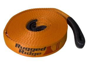 Rugged Ridge - Rugged Ridge Tow Recovery Strap, 1 Inch x 15 feet; ATV/UTV 15104.04 - Image 1