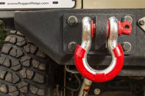 Rugged Ridge - Rugged Ridge D-Ring Shackle Isolator Kit, Red Pair, 3/4 inch 11235.31 - Image 3