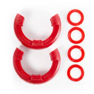 Rugged Ridge - Rugged Ridge D-Ring Shackle Isolator Kit, Red Pair, 7/8 inch 11235.41 - Image 2