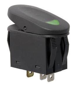 Rugged Ridge Rocker Switch, 2 Position, Green 17235.04