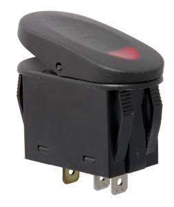 Rugged Ridge This black 2-position rocker switch from Rugged Ridge has a red indicator light. 17235.02