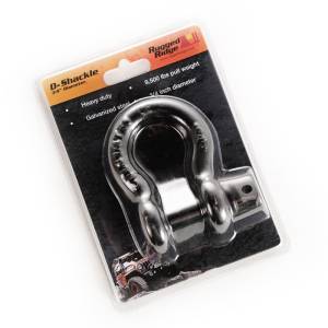 Rugged Ridge - Rugged Ridge D-Ring Shackle, 3/4 inch, 9500 Lb, Black 11235.18 - Image 5