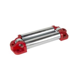 Rugged Ridge Winch Fairlead, Roller, 4-Way, Red 11238.52