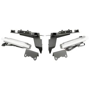 Rugged Ridge - Rugged Ridge Chop Brackets, w/DRL Set, Front; 18-21 Wrangler JL & 20-21 JT Rubicon 11640.96 - Image 2