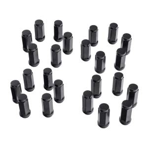 Rugged Ridge Wheel Lug Nut, Set of 24, Black, M14-1.5 16715.32