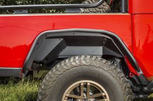 Rugged Ridge - Rugged Ridge Inner Fender Liners, Rear, Aluminum, Blk; 20-21 Jeep Gladiator JT 11615.63 - Image 3