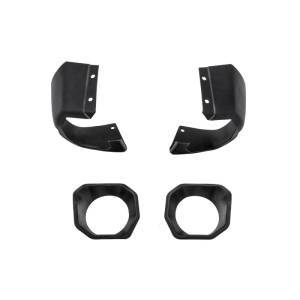 Rugged Ridge - Rugged Ridge Jeep 19-22 Wrangler JL/20-22 Gladiator Venator Front Bumper Stubby Ends - Black - Image 1