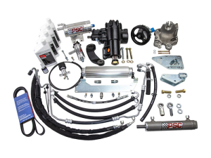 PSC Steering Cylinder Assist Steering Kit Bolt On OE axle and Tie Rod Gladiator JT/Wrangler 3.6L Non-ETorque - SK689R36JP3-OE