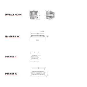 Rigid Industries - Rigid Industries Infrared Spot Surface Mount Pair D-Series Pro - 202293 - Image 3