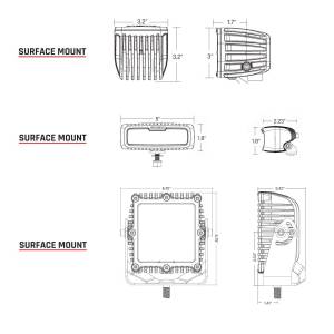 Rigid Industries - Rigid Industries Spot E-Mark Pair SR-Q Pro - 905213EM - Image 3