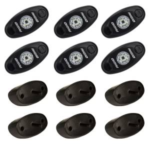 Rigid Industries Rock Light Kit Cool White Set of 6 Lights A-Series - 400253