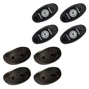 Rigid Industries Rock Light Kit Amber Set of 4 Lights A-Series - 400243