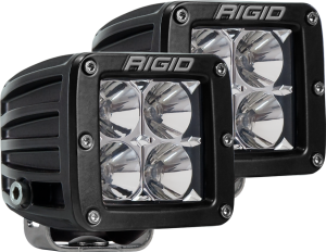 Rigid Industries Flood Surface Mount Black Pair D-Series Pro - 202113