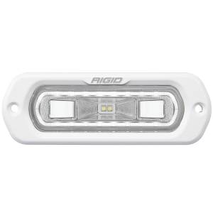 Rigid Industries SR-L Series Marine Spreader Pod 2 Wire Flush Mount White With White Halo - 51200