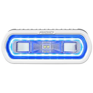 Rigid Industries SR-L Series Marine Spreader Pod 2 Wire Surface Mount White With Blue Halo - 51101