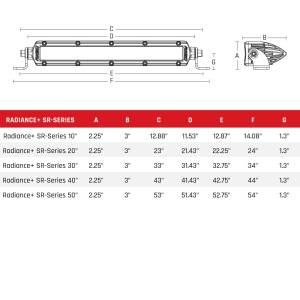 Rigid Industries - Rigid Industries Radiance Plus SR-Series LED Light 8 Option RGBW Backlight 50 Inch - 250603 - Image 3