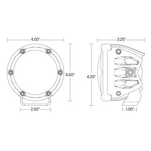Rigid Industries - Rigid Industries 360-Series SAE Fog Yellow/White Pair - 36122 - Image 4