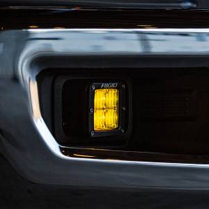 Rigid Industries - Rigid Industries SAE J583 Compliant Selective Yellow Fog Light Pair D-Series Pro Street Legal Surface Mount - 504816 - Image 4