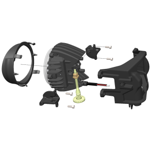 Rigid Industries - Rigid Industries Toyota Fog Mount Kit For 10-20 Tundra/4Runner 16-20 Tacoma With 1 Set 360-Series 4.0 Inch SAE White Lights - 37116 - Image 2