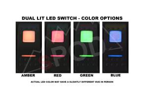 sPOD - sPOD SourceLT w/ Genesis Adapter and Green LED Switch Panel for JK 2007-2008 - SLG0708JKG - Image 2