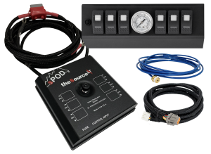 sPOD - sPOD SourceLT w/ Air Gauge and Red LED Switch Panel for JK 2007-2008 - SLA0708JKR - Image 1