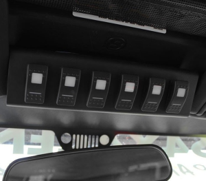 sPOD - sPOD SourceLT w/ Red LED Switch panel for JK 2009-2018 - 873190 - Image 3