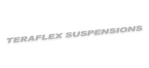 Suspensions Windshield Sticker 48 Inch Silver TeraFlex