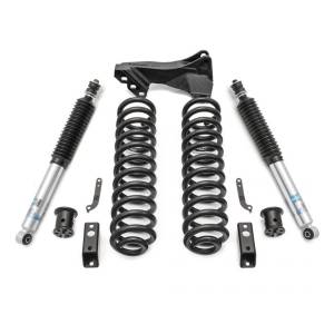 ReadyLift Coil Spring Leveling Kit 2.5 in. Front Lift Bilstein Front Shocks Incl. Track Bar Bracket - 46-2723