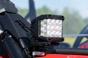 Rough Country - Rough Country Black Series LED Kit Dual LED Cube Kit Incl. 2 LED Cubes Wiring Harness Hardware w/Amber DRL - 92033 - Image 2