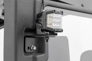 Rough Country - Rough Country LED Kit Rear Facing 2 in. Up To 13500 Lumens Up To 140 Watts Powder Coated Steel For Models 2018-2022 Intimidator GC1K 4WD - 95002 - Image 2