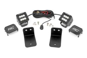 Rough Country LED Kit Rear Facing 2 in. Up To 13500 Lumens Up To 140 Watts For Models 2018-2022 Intimidator GC1K 4WD - 95003