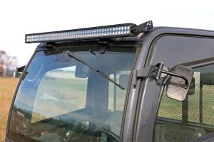 Rough Country - Rough Country LED Light Kit Incl. 50 in. Black Series Dual Row Led Wiring Harness On/Off Switch Mounting Brackets Snap-On Cover w/Amber DRL - 98004 - Image 3