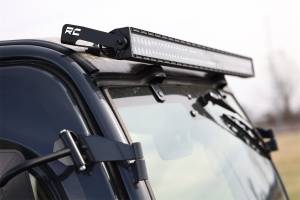 Rough Country - Rough Country LED Light Kit Incl. 50 in. Black Series Sainglel Row Led Wiring Harness On/Off Switch Mounting Brackets Snap-On Cover - 98008 - Image 4