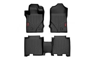 Rough Country - Rough Country Heavy Duty Floor Mats Front And Rear 3 pc. - M-51602 - Image 1