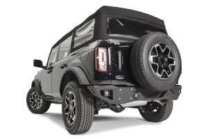 Fab Fours - Fab Fours Vengeance Rear Bumper 2 Stage Matte Black Powder Coat - FB21-E5251-1 - Image 2