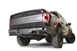 Fab Fours - Fab Fours Premium Rear Bumper 2 Stage Black Powder Coated - FR21-W5351-1 - Image 2