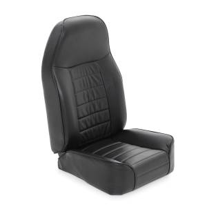 Smittybilt - Smittybilt Standard Bucket Seat Black No Drilling Installation Front - 44901 - Image 1