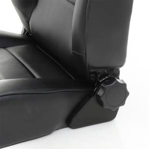 Smittybilt - Smittybilt Factory Style Replacement Seat Black No Drilling Installation Front - 45001 - Image 2