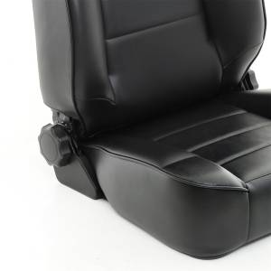 Smittybilt - Smittybilt Factory Style Replacement Seat Black No Drilling Installation Front - 45001 - Image 4