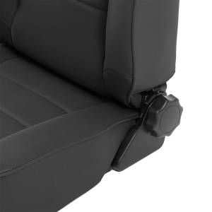 Smittybilt - Smittybilt Factory Style Replacement Seat Denim Black No Drilling Installation Front - 45015 - Image 2