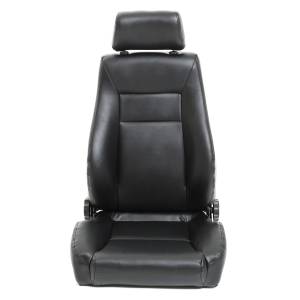 Smittybilt - Smittybilt Contour Sport Seat Black No Drilling Installation Front Bucket Seat w/Recliner Incl. Headrest - 49501 - Image 2