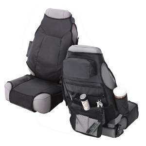 Smittybilt - Smittybilt Katch-All Jeep Seat Cover Fabric Black - 56601 - Image 2