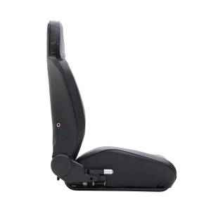 Smittybilt - Smittybilt XRC Suspension Seat Front Passenger Side Black Sides w/Black Center 9 Position Recliner Hardware Not Included - 750115 - Image 6