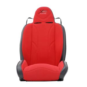 Smittybilt - Smittybilt XRC Suspension Seat Front Passenger Side Black Sides w/Red Center 9 Position Recliner Hardware Not Included - 750130 - Image 8