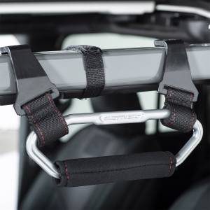 Smittybilt - Smittybilt Grab Handle 2 Piece Black and Silver - 779311 - Image 7