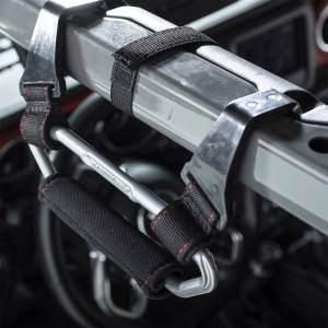 Smittybilt - Smittybilt Grab Handle 2 Piece Black and Silver - 779311 - Image 8